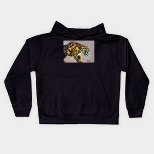 Sabre Tooth Tiger Kids Hoodie